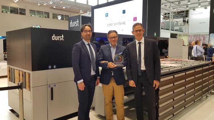 Durst P5 350 hybrid production platform wins EDP award.