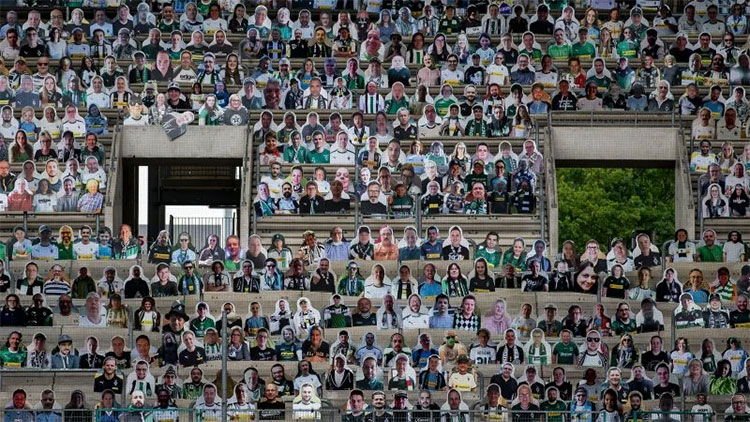 Borussia Monchengladbach print and cut match-day supporters.