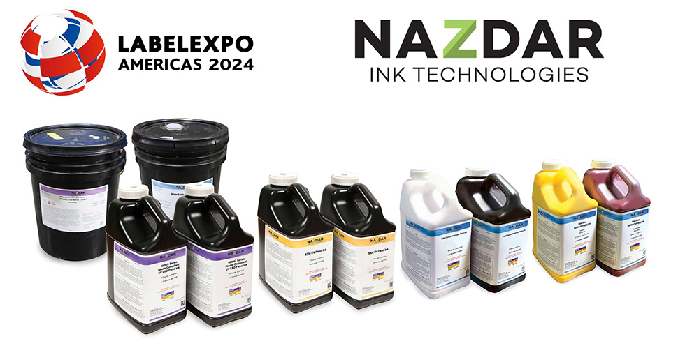 Nazdar Ink Technologies promotes innovations at Labelexpo Americas 2024.