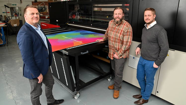 Agfa Jeti Tauro quadruples output for Harrogate printer.