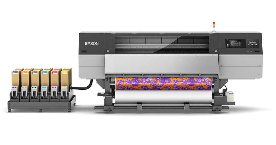 Epson announce new 76-inch SureColor SC-F11000 textile printer.