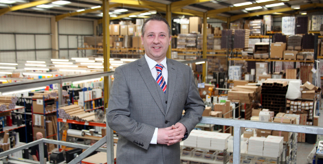 HEXIS UK Scott Wilkins in warehouse LFR