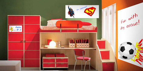 Drytac WipeOut Kids Bedroom