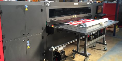 Allprint Display invested in a new EFI VUTEk H2000 hybrid printer from CMYUK in November 2015