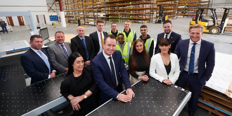 Perspex Distribution Leeds Opening - Leeds team including Branch Manager Jonathan Marsden