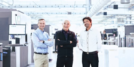 (From left) Paolo Roatta, Alessandro Tenderini & Alessio Piazzetta