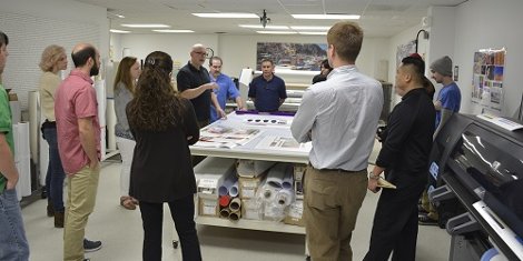 he two-day workshop focuses on colour management for wide-format inkjet printing