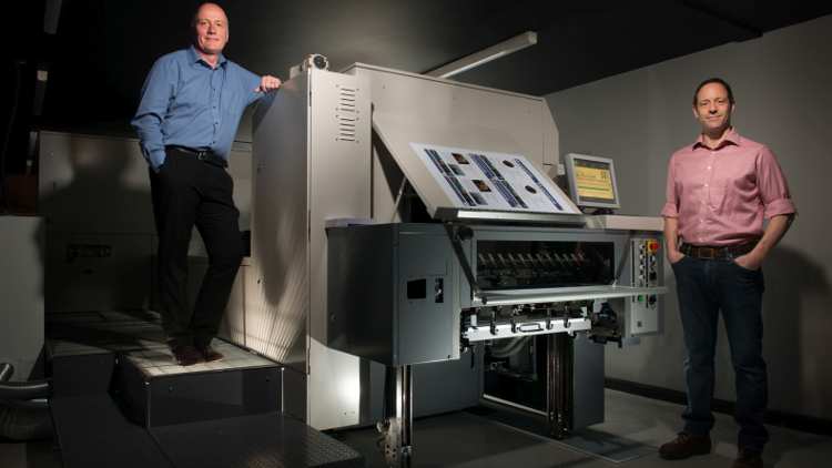 Kingfisher Press’s Jet Press 720S (the third installation in the UK at the time) signified a bold step forward for the Suffolk-based printer and its co-directors Jon Doidge and Paul Tomlin.