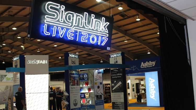 SignLink Live was entirely focused on sign-making, with wide-format printing based next door at The Print Show.