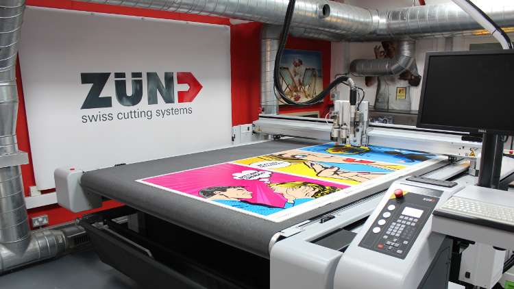 Spandex has a Zünd G3 digital cutting table on display in its showroom, where it will form part of the hands-on workflow demonstrations at the event.