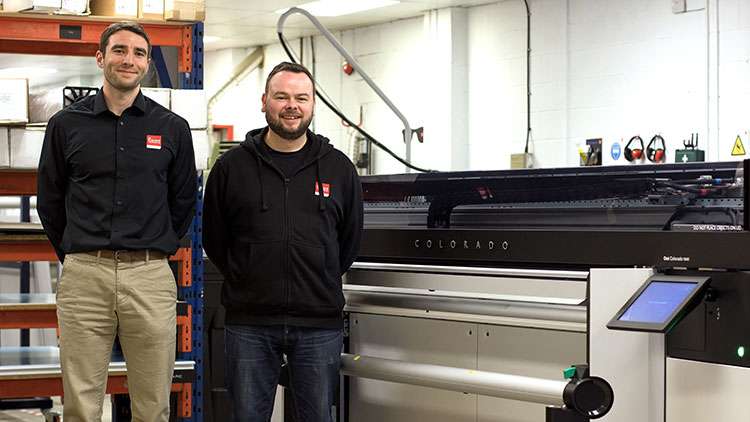 Arriving in Bigger Printing’s production facility towards the end of 2017, the Canon Océ Colorado 1640.