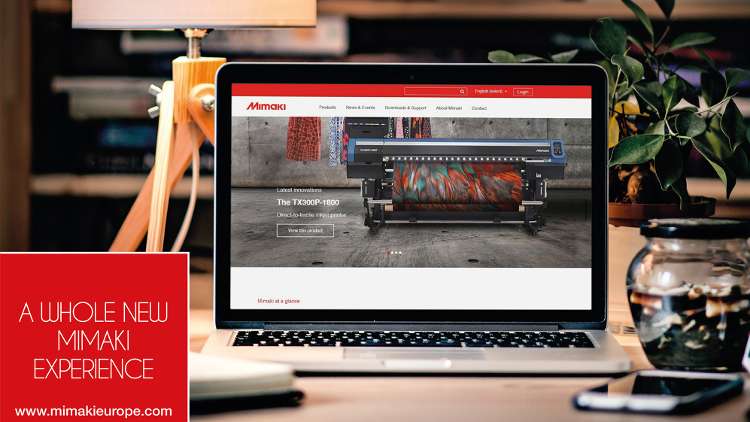 Mimaki's new website features more interactive and intuitive user experience and fresh corporate look.