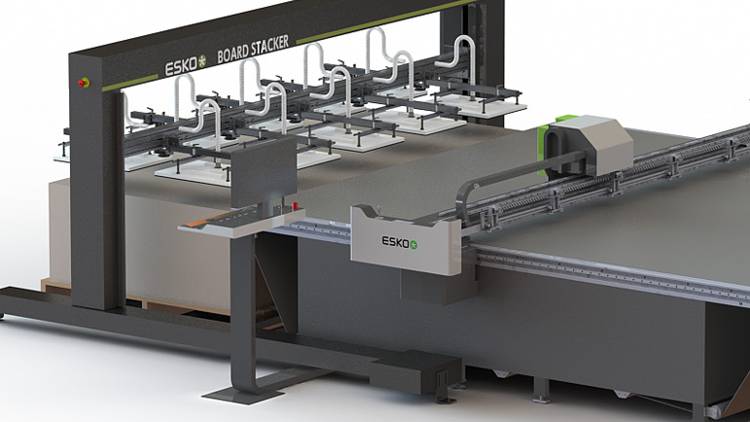 At FESPA, a Kongsberg C64 cutting table equipped with a Feeder and Stacker will be on display.