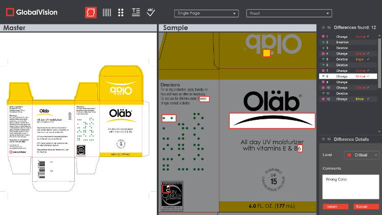 GlobalVision Launches Digital Color Inspection New System for Print & Packaging, Now Including Pantone Values.