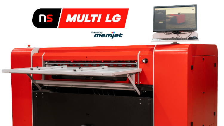 The first NS Multi LG digital printers for corrugated board and boxes roll off the manufacturing line in Europe.