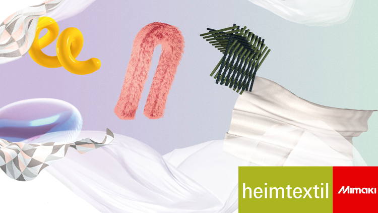 Mimaki Announces Digitally Printed Design Collaborations to be Showcased at Heimtextil 2019.