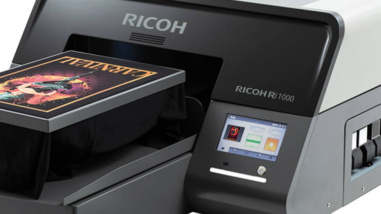 Ricoh launches Ri 1000 Direct to Garment printer to support fast, high quality flexible production.