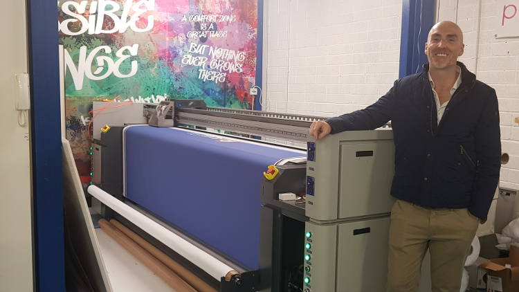 County Wicklow’s Printroom has one supplier and one manufacturer when it comes to choosing materials for its digital textile printing.