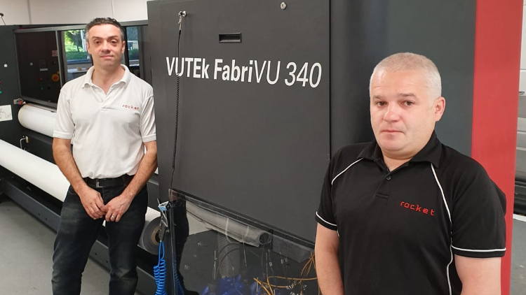 In the last 16 months alone CMYUK has supplied Rocket Graphics with an EFI VUTEk LX3 that replaced older EFI VUTEk machines.