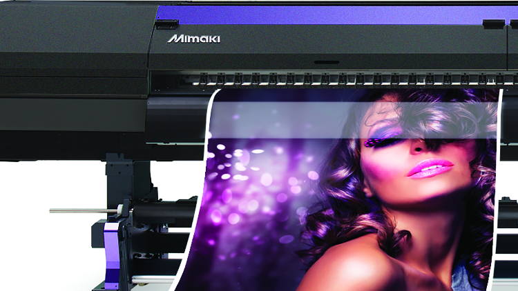 Hybrid launches new Mimaki SWJ-320EA super-wide solvent printer at The Print Show.