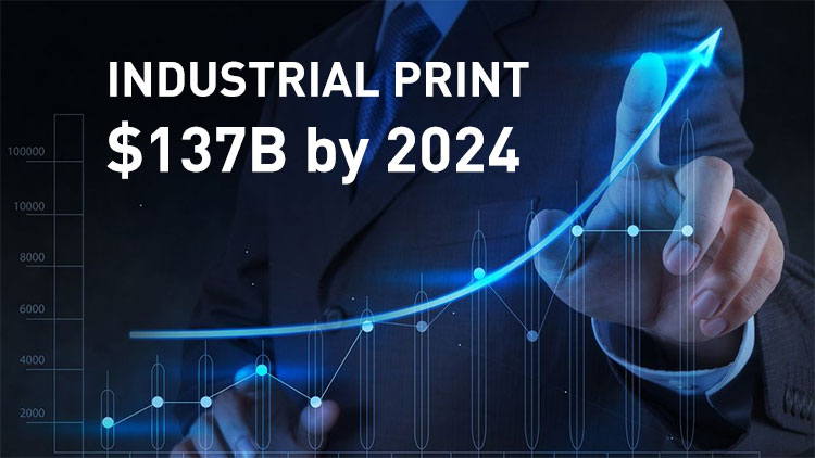 Functional and Industrial print market to reach $136.8 billion in 2024 according to Smithers.