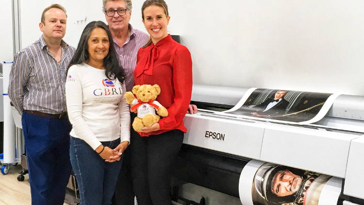 Epson UK partners with Indira Flack at GBRD exhibition