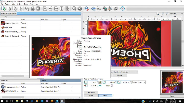 CADlink release latest Digital Factory v10 Sublimation software.