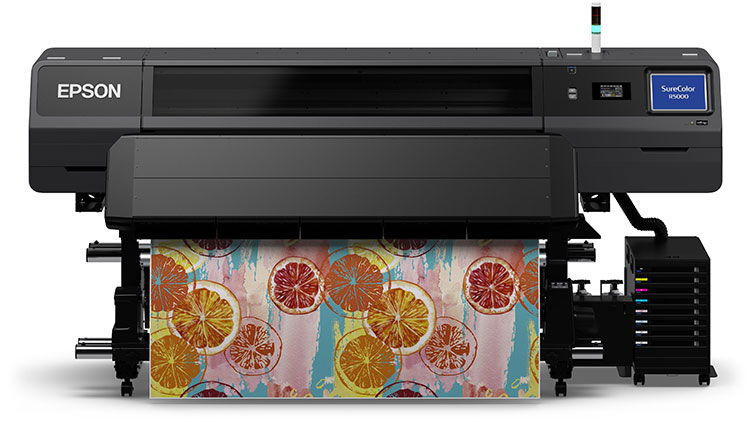 The 64-inch SureColor SC-R5000 offers accurate, colour-consistent and fast drying prints on a wide variety of substrates.