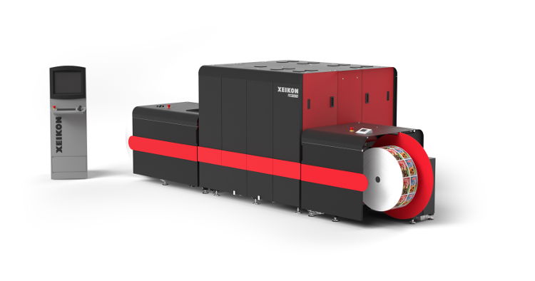 The Xeikon PX30000 UV inkjet press offers a cost-effective and fast time-to-market solution for short to medium run flexo jobs.