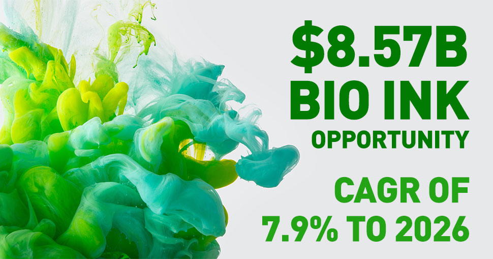 A new exclusive study from Smithers – The Future of Bio-based Inks and Coatings to 2026 – projects that in 2021 this market will be worth a total of $5.86 billion worldwide.