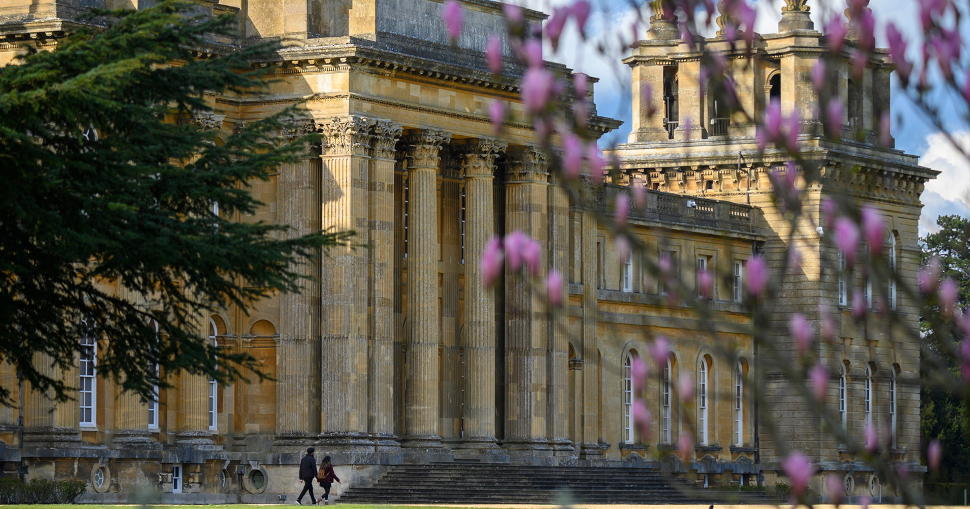 21st Century meets 18th Century as MacroArt graphics beautify Blenheim Palace restoration works.