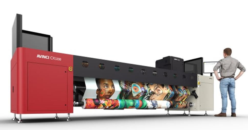 Each Agfa printer offers different strengths and having both machines gives Northern Flags the flexibility to decide which job and which fabric should go on which press.