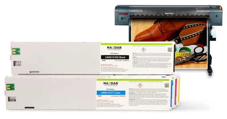 Nazdar launches Nazdar 2131 Series Solvent Inkjet inks for Mutoh ValueJet digital printers.