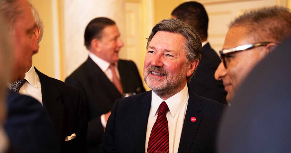 IPIA Chair, Charles Rogers, met Deputy Prime Minister, MP Oliver Dowden, at a Business Leaders Reception at No10 Downing Street.