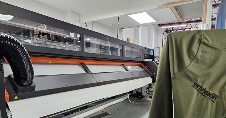 The Lancashire-based business installed the new HP Stitch S1000 in April 2023.