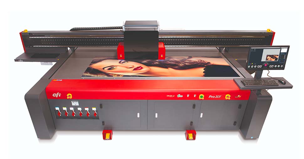 American Image increases production capacity by 30% with an EFI Pro 30f wide format flatbed printer.