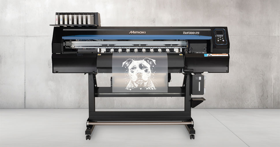 Mimaki’s new TxF300-75 DTF printer to take centre stage at SDUK.