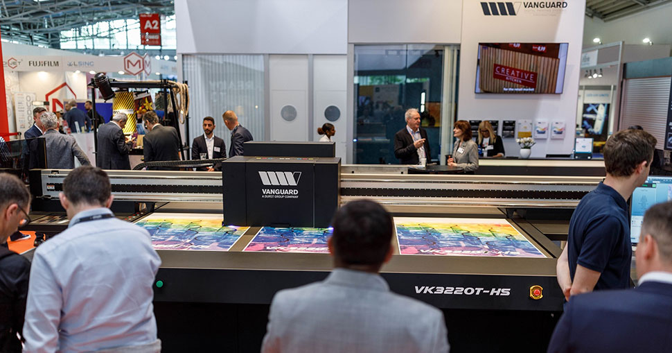 Vanguard Europe partners Pixia at FESPA 2024.