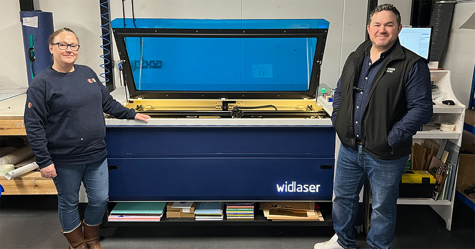 WidInovations Laser Cutter from Graphtec GB adds new dimension for Manor Signs.