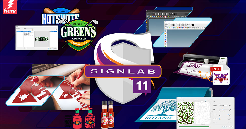 Fiery announces new release of SignLab Software - SignLab 11.