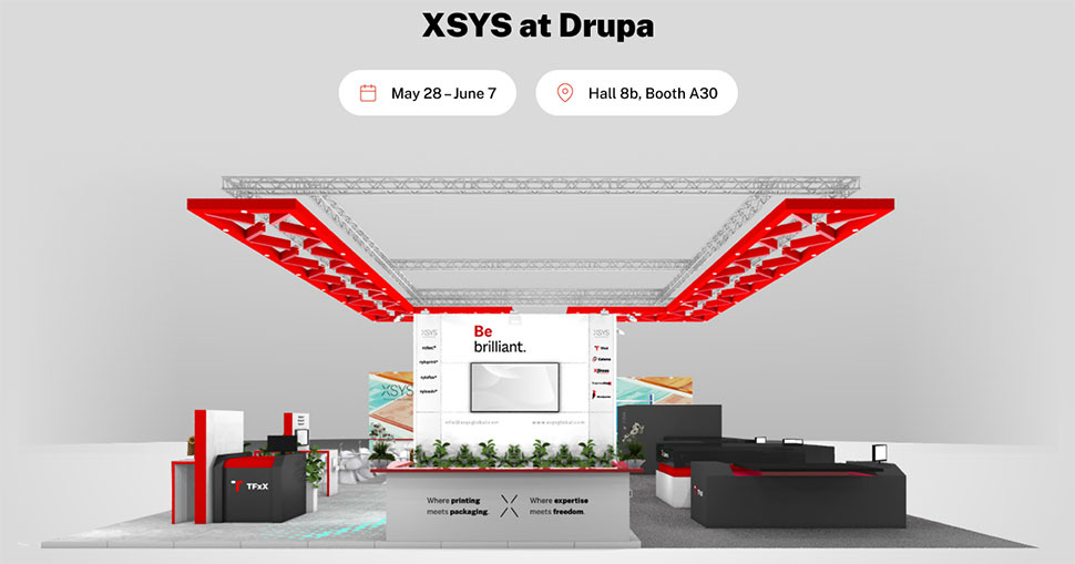 XSYS leads the way with sustainable innovations for a brilliant printing future at drupa 2024.