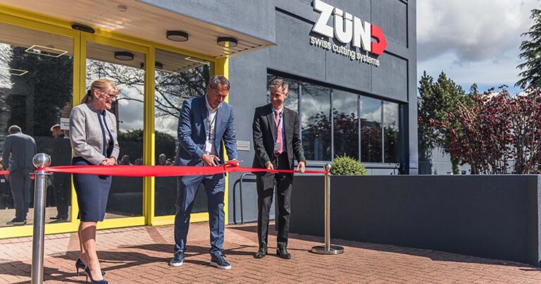 Zund UK celebrates successful grand opening event.