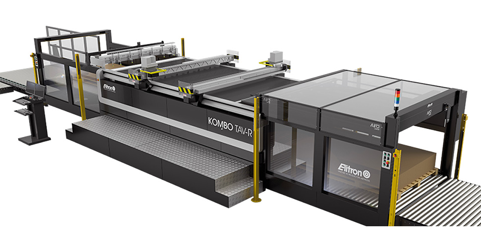 Elitron showcases upgraded Kombo TAV at Drupa 2024.