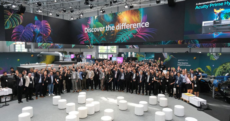 Fujifilm celebrates drupa success.