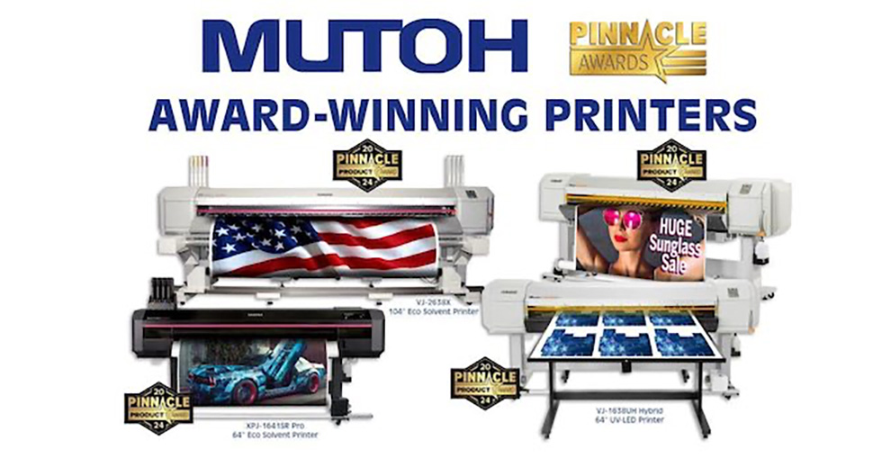 MUTOH wins 4 Pinnacle Product Awards for 2024.