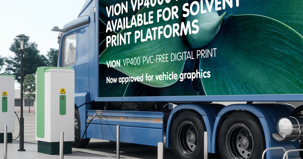 VION VP4000 now compatible with solvent printers and vehicle graphics.