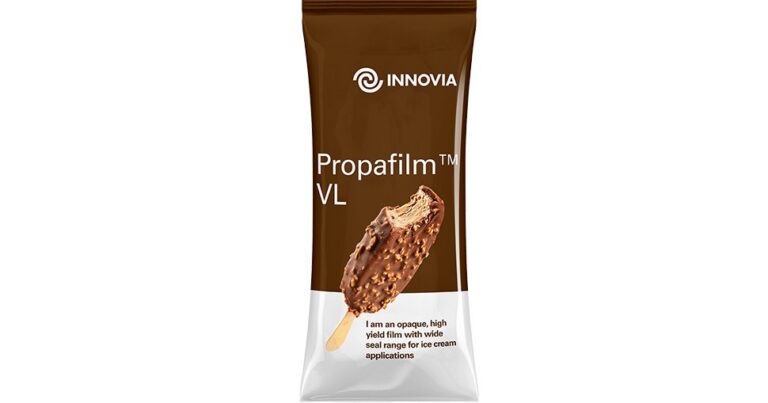 Innovia launches dedicated low density film for ice cream flow wrap packaging.