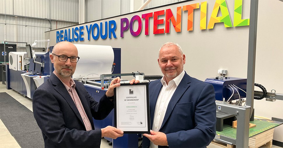 Konica Minolta partners with Two Sides to promote the sustainable credentials of the UK print industry.