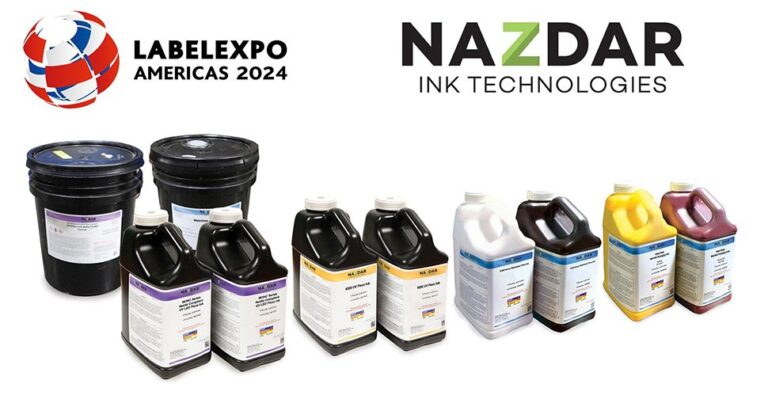 Nazdar Ink Technologies promotes innovations at Labelexpo Americas 2024.