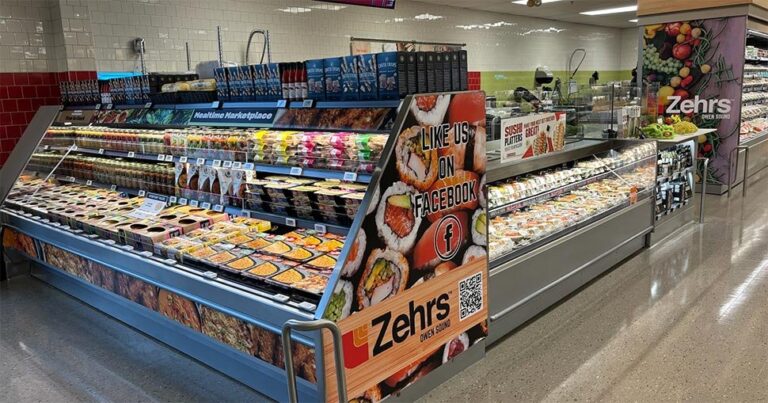 Drytac media used to produce eye-catching graphics for Zehrs.